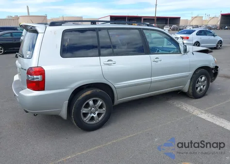 2005 Toyota Highlander Limited V6/V6 from USA, damaged, VIN JTEGP21A650084809